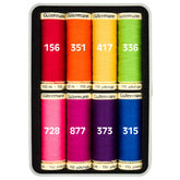 Gütermann Nostalgie naaigaren set | regenboog kleuren - 1928 naaigaren set GM - NOSTALGIA - 1928 - 640952 4029394681837